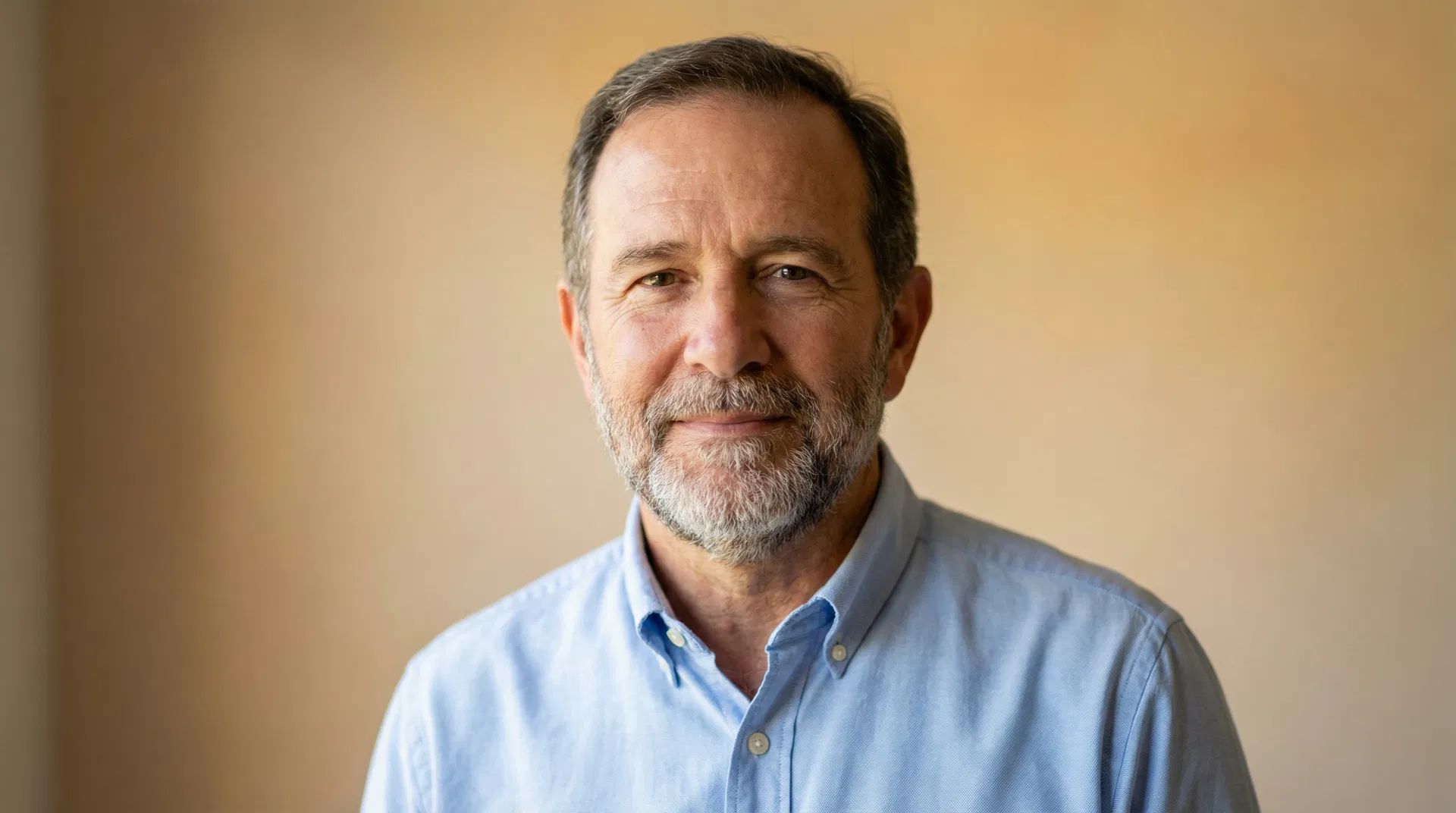 Confident man who has completed his health screening